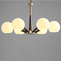 Люстра Thalia chandelier White glass