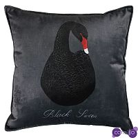 Декоративная подушка Black Swan I Cushion Черная