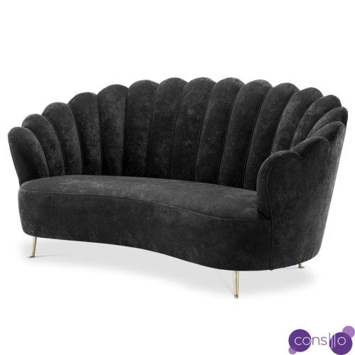 Диван Eichholtz Sofa Messina Black