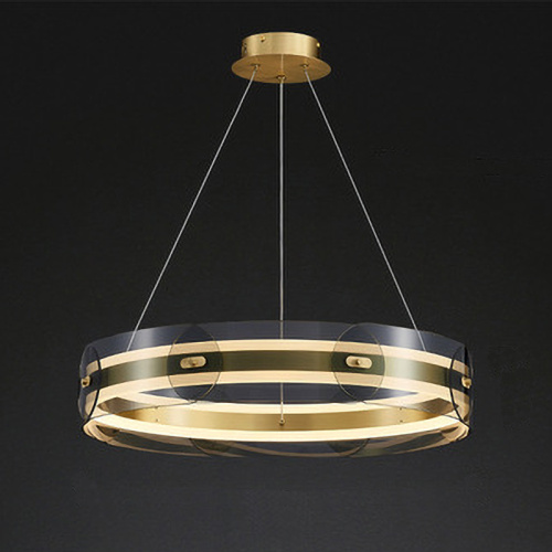 Люстра Gold ring horizontal chandelier