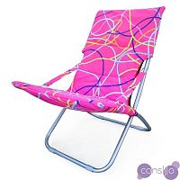 Кресло складное Белла-3 Pink