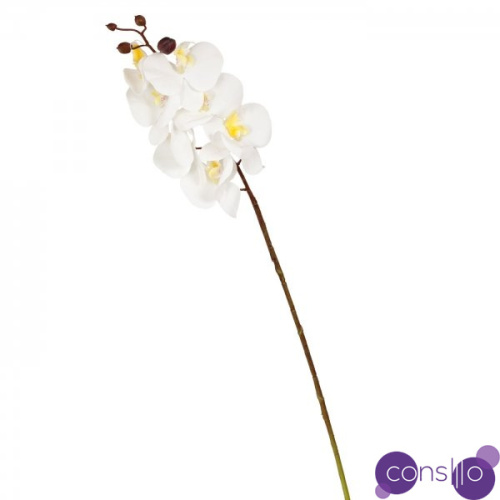 Декоративный искусственный цветок Mini White Orchid