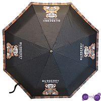 Зонт раскладной BURBERRY дизайн 002 Черный цвет