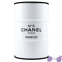 Бочка Chanel white & black M