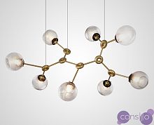 Люстра молекулярной формы со стеклянными плафонами BELVIS