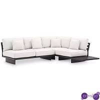 Модульный диван Eichholtz Sofa Royal Palm Белый Черный