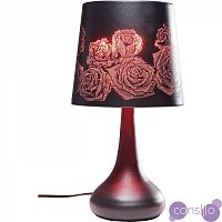 Лампа настольная Rose Мультиколор с рисунком Розы