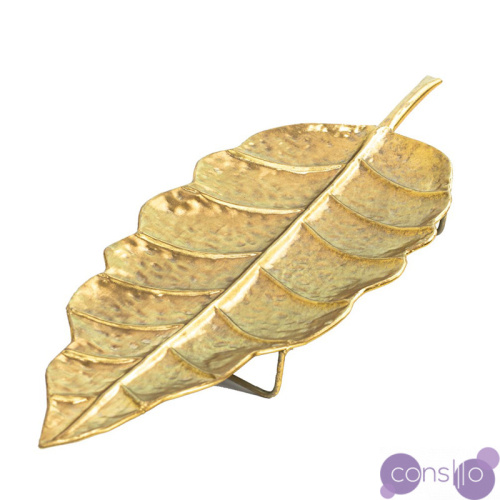 Поднос Gold Leaf на ножках