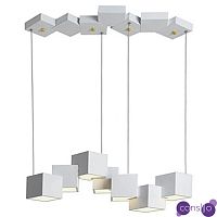 Дизайнерский светодиодный светильник Белый Eight Squares Lamp