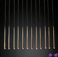 Подвесной дизайнерский светильник Aquitaine Linear Chandelier 60" by Restoration Hardware