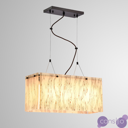 Потолочная люстра с плафоном под дерево TIMBER Потолочная люстра с плафоном под дерево TIMBER