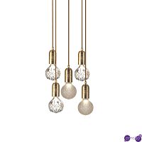 Подвесной дизайнерский светильник Crystal Bulb by Lee Broom (5 подвесов)