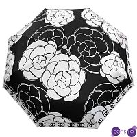 Зонт раскладной CHANEL дизайн 007 Черный цвет