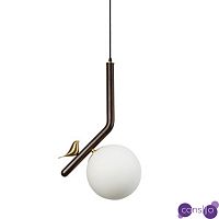 Подвесной светильник с птичкой Bird Wood Hanging Lamp