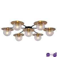 Люстра цвета меди с узорчатыми плафонами MATISSE