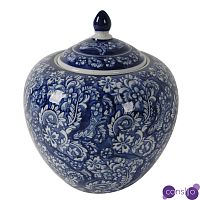 Ваза White and Blue Pattern Vase
