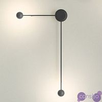 Бра Vibia Pin Wall Light black