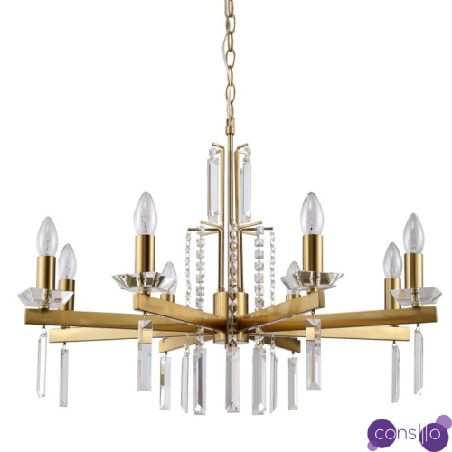 Люстра Vivien Crystal Brass Chandelier 8