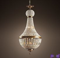 Подвесной дизайнерский светильник 19th C. French Empire Crystal Chandelier 21" by Restoration Hardware