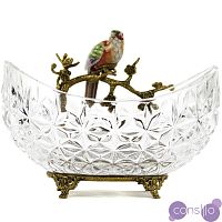 Чаша Transparent Bowl with Bird