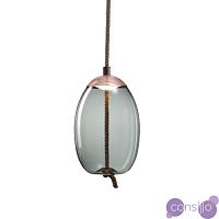 Подвесной светильник KNOT Small Gray glass Copper