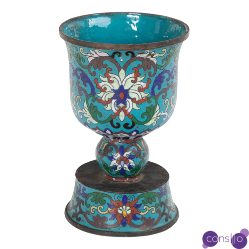 Подсвечник с орнаментом Cloisonne