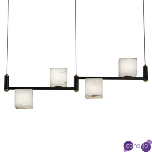 Люстра Marble Cubes Modern Light Chandelier 4 плафона