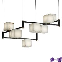 Люстра Marble Cubes Modern Light Chandelier 8 плафонов