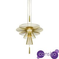 Подвесной дизайнерский светильник GRAVITY (XL) by Forestier (золотой)