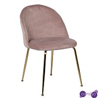 Стул Sadler Chair pink velor