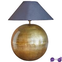 Настольная лампа с абажуром Metall Brass Ball Table Lamp