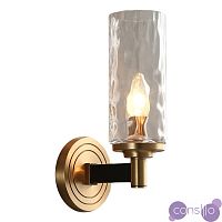 Бра LIAISON black and brass wall lamp