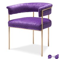 Стул Philipp Plein Dining Chair Monogram Фиолетовый