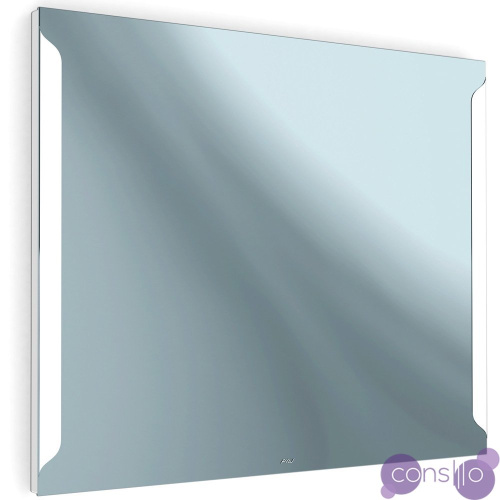 Зеркало в ванную с подсветкой белое 70х80 см Teneri