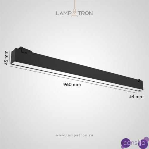 Светильник LINE BLACK 30W