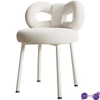 Стул Claire White Boucle Chair
