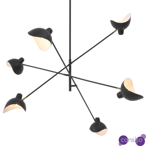 Люстра Eichholtz Chandelier Meryll Black