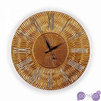 Часы настенные круглые бронза TWINKLE