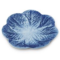 Тарелка Abhika PLATE LEAF CABBAGE Blue