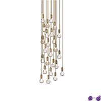 Подвесной дизайнерский светильник Crystal Bulb by Lee Broom (25 подвесов)