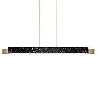 Люстра Leonce Marble Linear Chandelier Brass