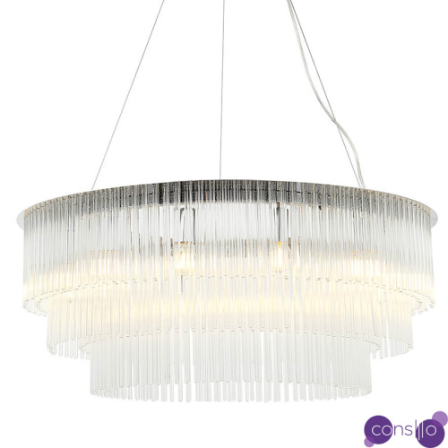 Люстра Harrison Chandelier chrome 12 lamp