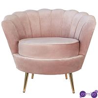 Кресло Розовый велюр Trapezium Pink velvet
