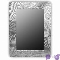 Зеркало прямоугольное настенное серебро FASHION MARK QU