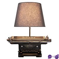 Настольная лампа Antique Typewriter Mercedes с абажуром