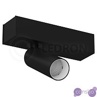 Накладной светодиодный светильник LeDron SAGITONY-S40-S-Black-White