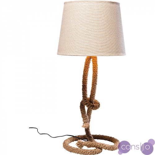 Лампа настольная Rope Бежевая