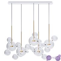 Люстра Giopato & Coombes Bolle Zigzag Chandelier 24 BUBBLE Linear