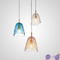 Дизайнерский подвесной светильник со стеклянным плафоном CAMPANULE