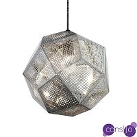 Подвесной дизайнерский светильник Etch by Tom Dixon (серебряный)